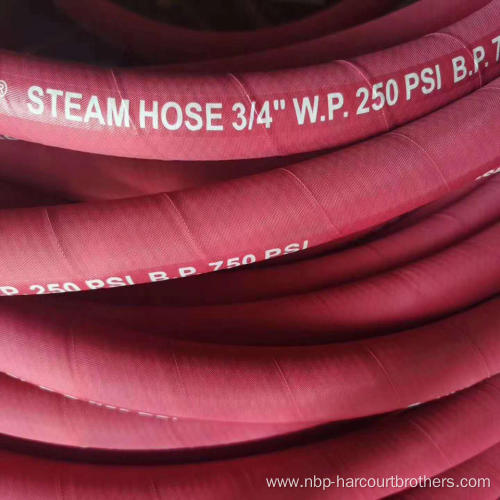 Red color high temperature resistance Steam Rubber Hose